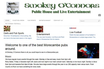 Smokey O'Connors Pub Website